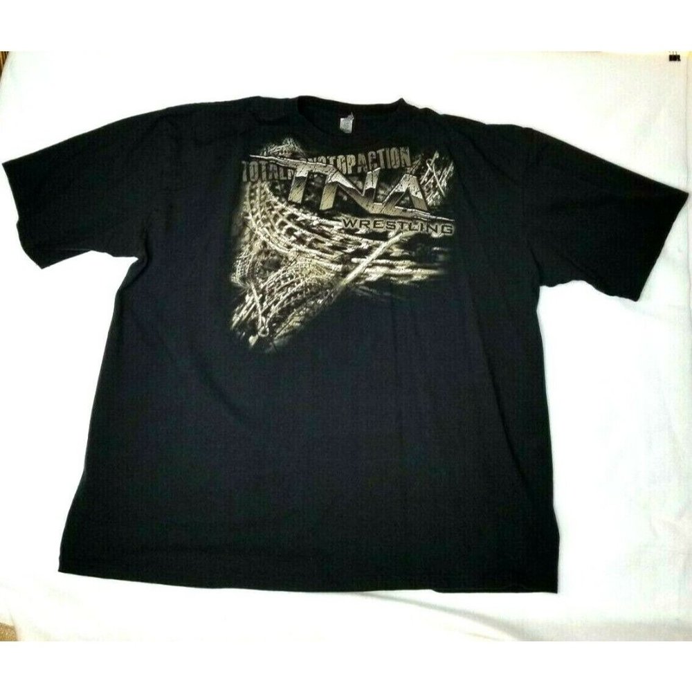 TNA Wrestling Total Nonstop Action T-Shirt ZYNC Men's Size 3XL Black (T19J)